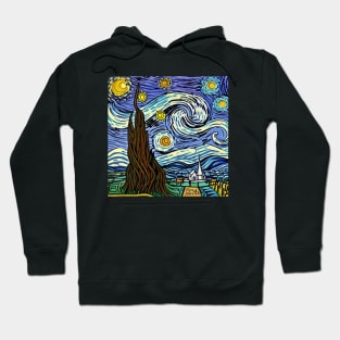 Starry Night Style Hoodie